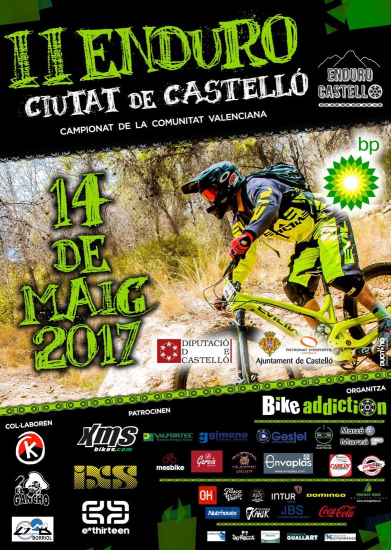 Cartel del II Enduro Ciutat de Castelló
