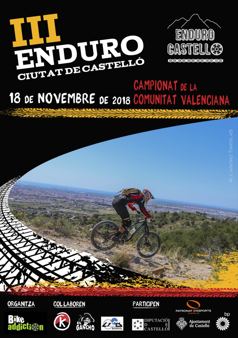 Cartel del III Enduro Ciutat de Castelló