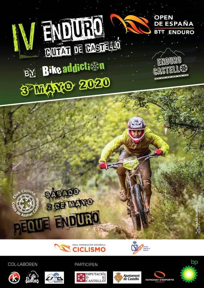 Cartel del IV Enduro Ciutat de Castelló